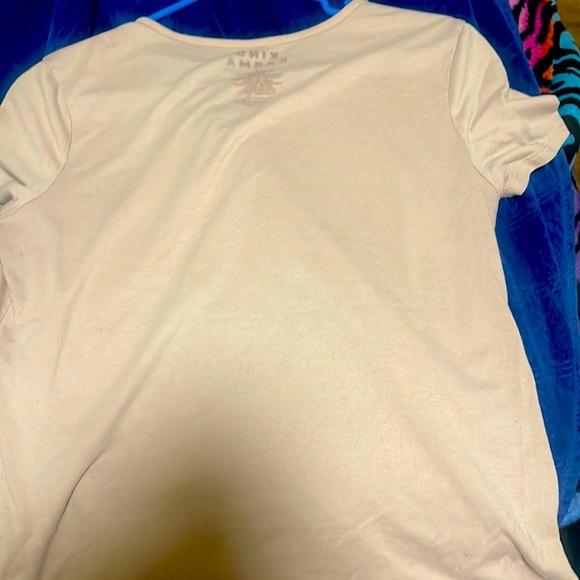 A short sleeve tan shirt with “Babes Supporting Babes” writing - Picture 2 of 2